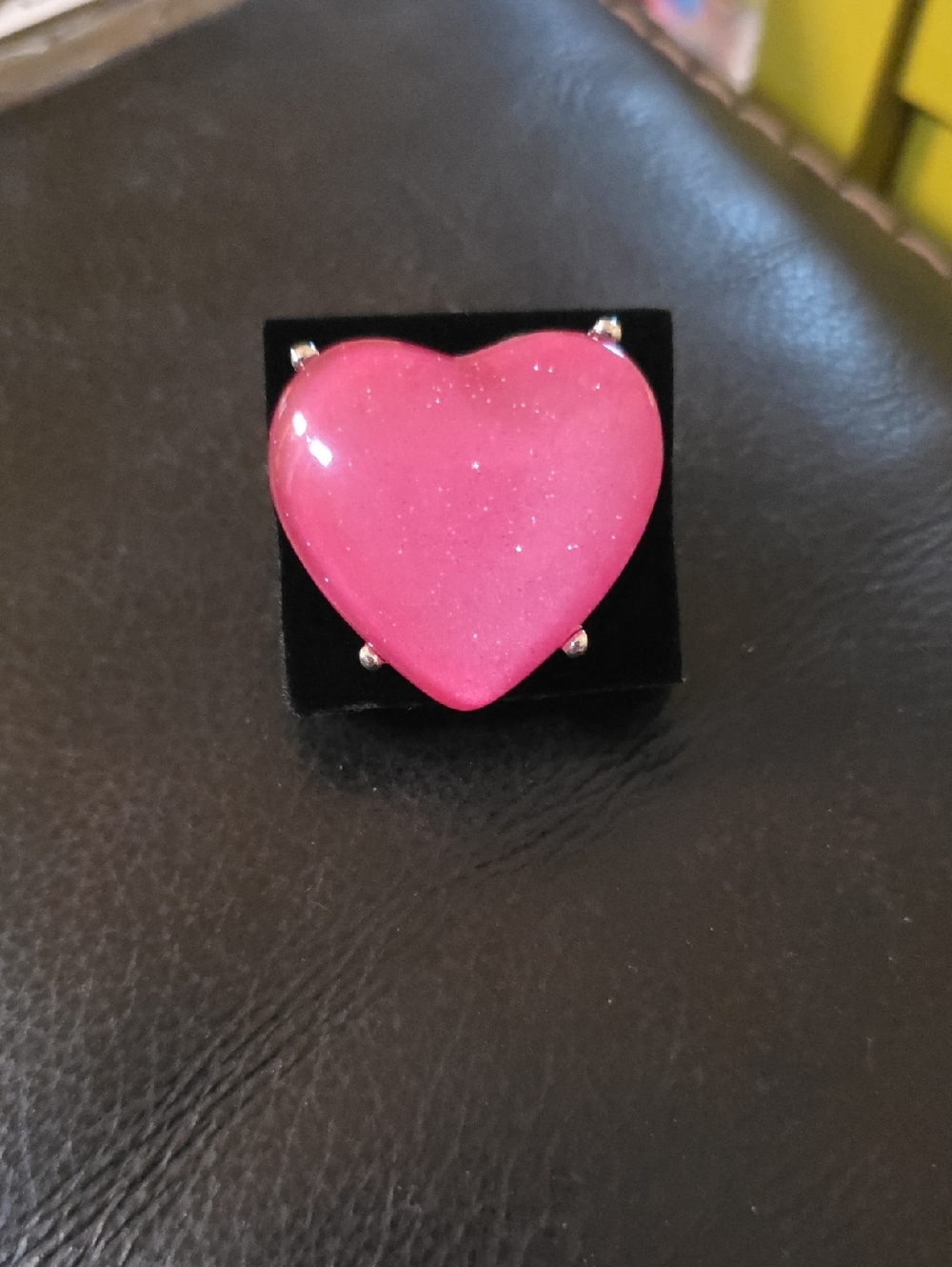 paparazzi Hot Pink Heart Ring